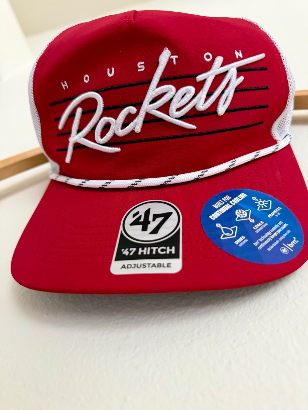 New Houston Rockets 47 Brand Downburst Hitch Snapback Hat